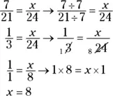 16 The right fraction can be reduced by dividing by 20 Then the two - фото 907