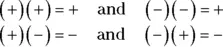 The product of more than two signed numbers has a positive answer because - фото 292