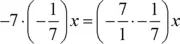 The product of a number and its multiplicative inverse is 1 so the - фото 627