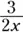 have a common factor of x And the product of all three denominators is 6 x - фото 946