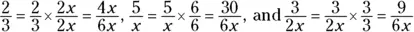 27 The least common denominator is 24 28 - фото 947