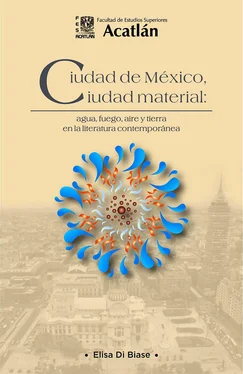 Elisa Di Biase Ciudad de México, ciudad material: agua, fuego, aire y tierra en la literatura contemporánea обложка книги