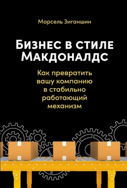 Марсель Зиганшин Бизнес в стиле «Макдоналдс». Как превратить вашу компанию в стабильно работающий механизм обложка книги