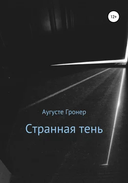 Аугусте Гронер Странная тень обложка книги