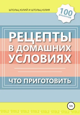 Юлия Штольц Рецепты в домашних условиях. Что приготовить обложка книги