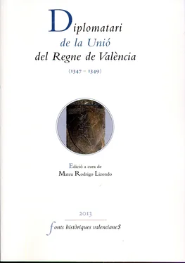 AAVV Diplomatari de la Unió del Regne de València (1347-1349) обложка книги