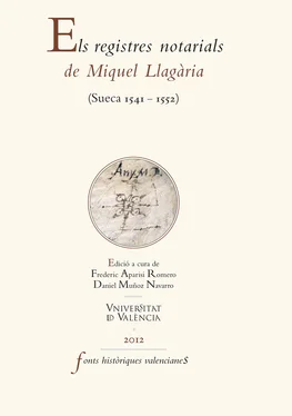 Miquel Llagària Els registres notarials de Miquel Llagària обложка книги