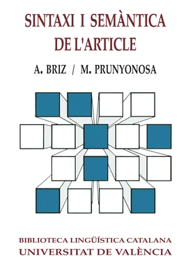 Antonio Briz Gómez Sintaxi i semàntica de l'article (2a ed.) обложка книги