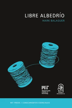 Mark Balaguer Libre albedrío обложка книги