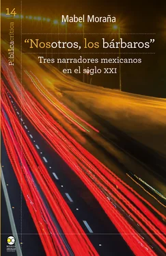 Mabel Moraña Nosotros, los bárbaros: tres narradores mexicanos en el siglo XXI обложка книги