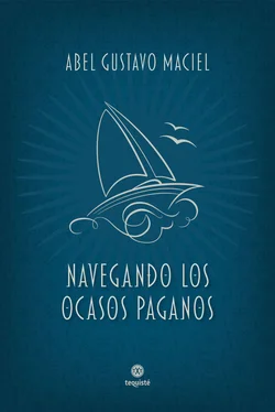 Abel Gustavo Maciel Navegando los ocasos paganos обложка книги