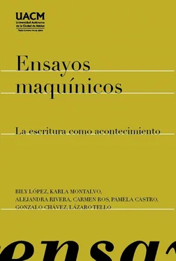 Bily López Ensayos maquínicos обложка книги