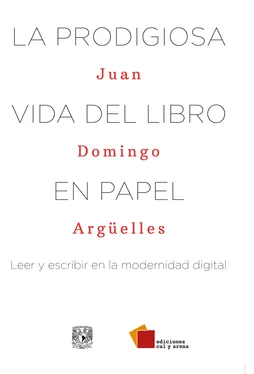 Juan Domingo Argüelles La prodigiosa vida del libro en papel обложка книги