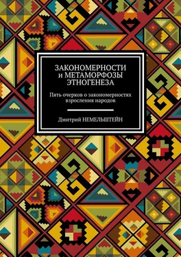 Дмитрий Немельштейн Закономерности и метаморфозы этногенеза. Пять очерков о закономерностях взросления народов обложка книги