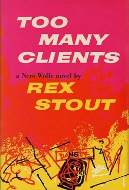 Rex Stout Too Many Clients обложка книги