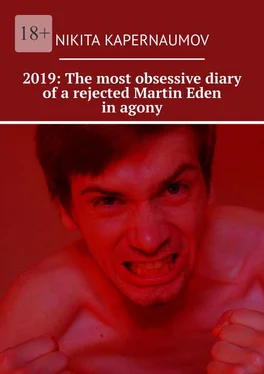 Nikita Kapernaumov 2019: The most obsessive diary of a rejected Martin Eden in agony обложка книги