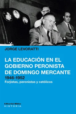 Jorge Levoratti La educación en el gobierno peronista de Domingo Mercante, 1946-1952 обложка книги