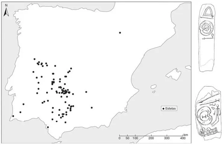 Fig 4 Mapa de distribución de estelas Losa y estela Las estelas responden - фото 5