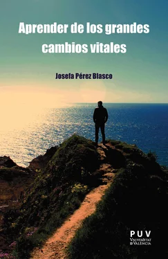 Josefa Pérez Blasco Aprender de los grandes cambios vitales обложка книги