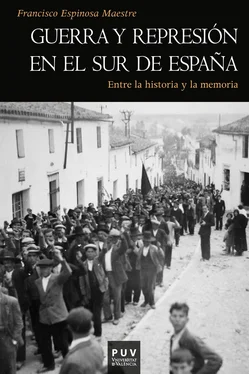 Francisco Espinosa Maestre Guerra y represión en el sur de España обложка книги