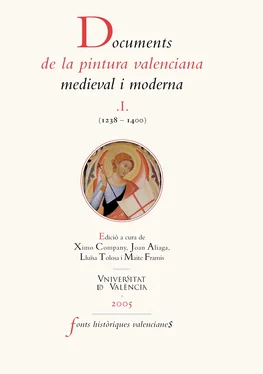 AAVV Documents de la pintura valenciana medieval i moderna I (1238-1400) обложка книги