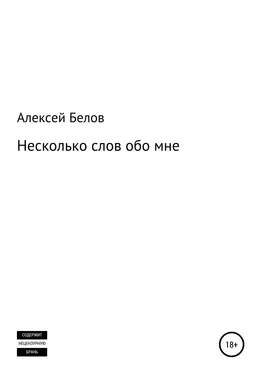 Алексей Белов Несколько слов обо мне обложка книги