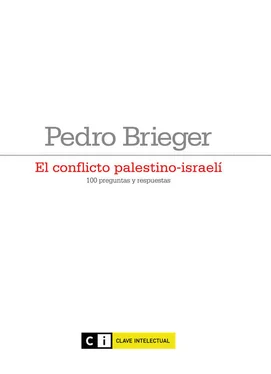 Pedro Brieger El conflicto palestino-israelí обложка книги