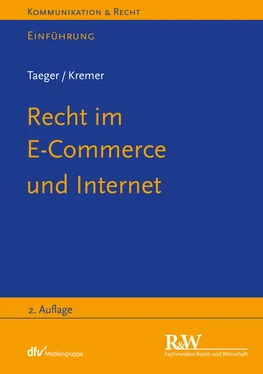 Jürgen Taeger Recht im E-Commerce und Internet обложка книги