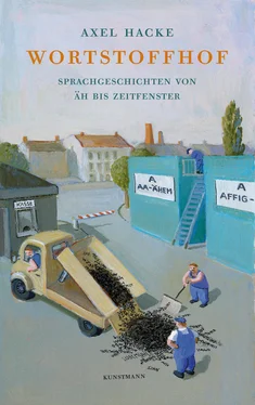 Axel Hacke Wortstoffhof обложка книги