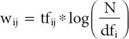 where tf ijis the term frequency of term i in document j N is the total - фото 5