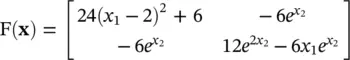 Table 11 Newtons Method Results k x k fx k fx k Fx k - фото 18