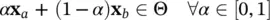 for any two points x a x b Θ then Θ is convex This is illustrated in Figure - фото 6