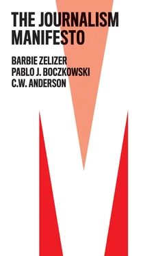 Barbie Zelizer The Journalism Manifesto обложка книги