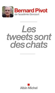 Bernard Pivot Les Tweets sont des chats обложка книги