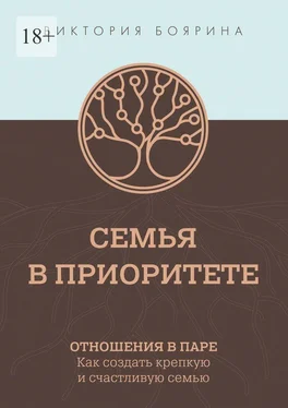 Виктория Боярина Семья в приоритете. Отношения в паре. Как создать крепкую и счастливую семью обложка книги