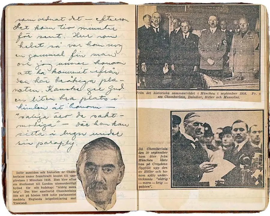 Астрид Линдгрен написала некролог на смерть Невилла Чемберлена 9 ноября 1940 г - фото 53