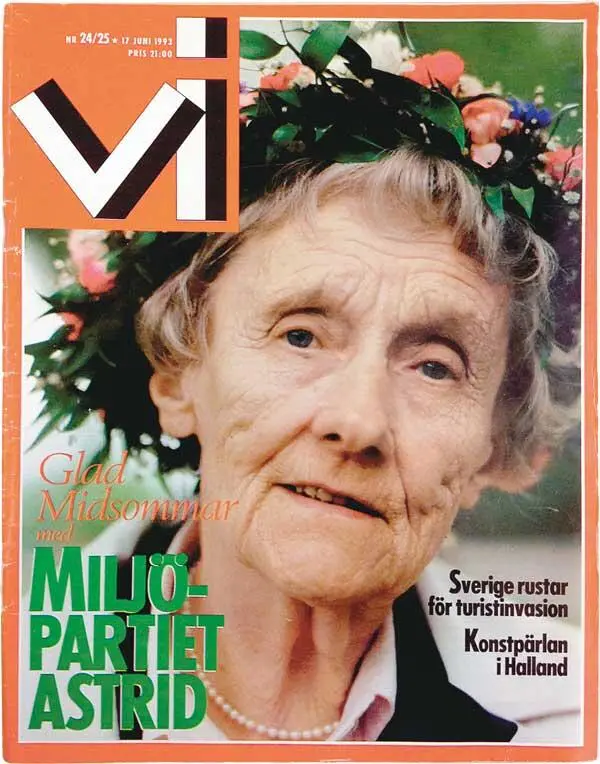 85летняя писательница на обложке июньского номера журнала Ви за 1993 г - фото 111