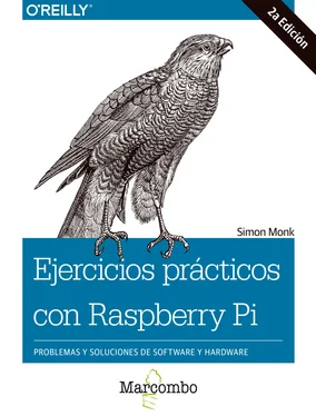 Simon Monk Ejercicios prácticos con Raspberry Pi обложка книги