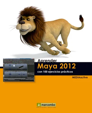 MEDIAactive Aprender Maya 2012 con 100 ejercicios prácticos обложка книги