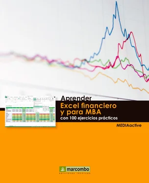 MEDIAactive Aprender Excel financiero y para MBA обложка книги