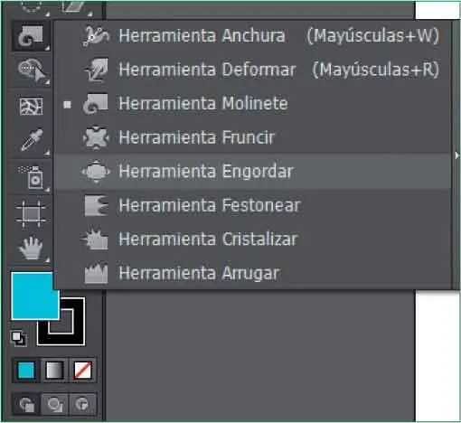 19La herramienta Engordarinfla el objeto alejando los puntos de control del - фото 277