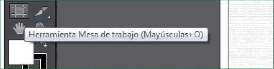 2Ahora se nos muestra la Mesa de trabajo existente delimitada por una línea de - фото 127