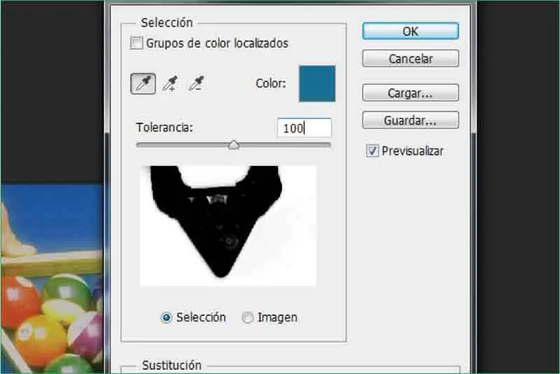 9Con una tolerancia de 100 la parte seleccionada se amplía y ajusta la - фото 386