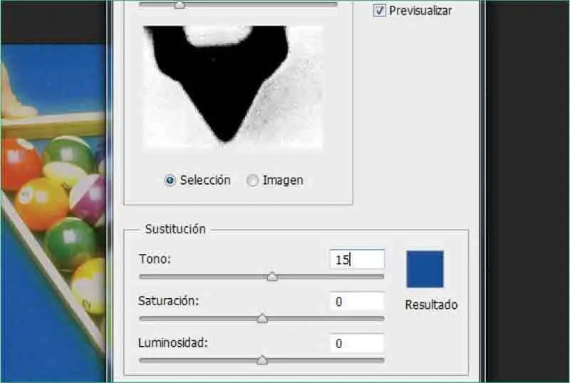 8La muestra de color Resultadosituado en la parte derecha sirve para comprobar - фото 384