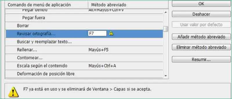 Debe tener en cuenta que un mismo atajo de teclado no puede usarse para dos - фото 91