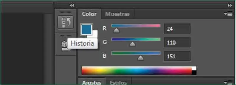2El panel Historiamuestra ordenados por orden de ejecución todos los comandos - фото 393