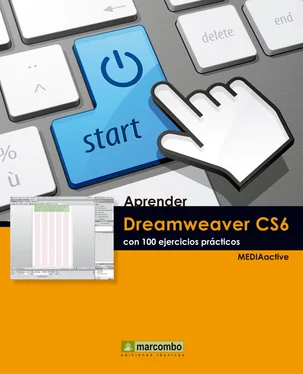 MEDIAactive Aprender Dreamweaver CS6 con 100 ejercicios prácticos обложка книги