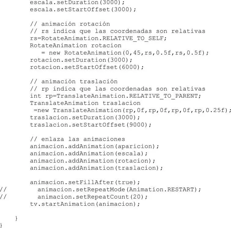 Nótese que la posición del centro de escalado indicada en xml con - фото 37