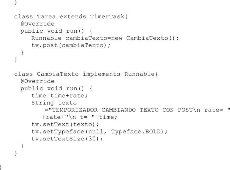 43 Modificación de la UI con Handlerpost Una tercera forma de modificar la - фото 76