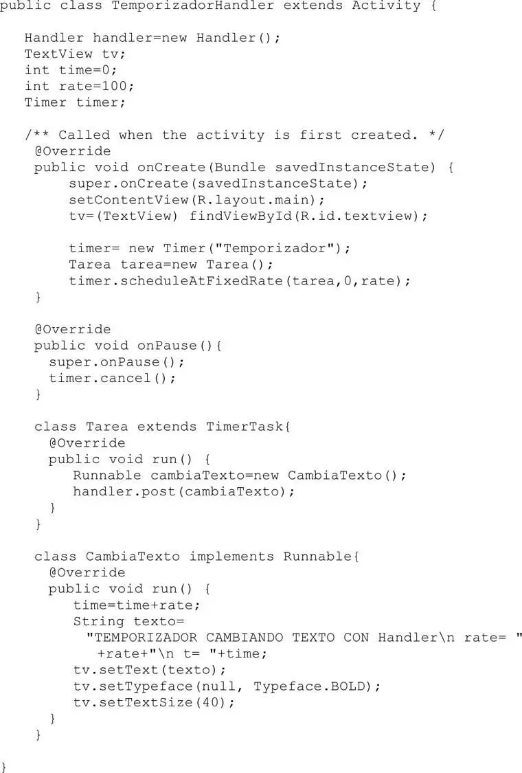 Figura 43 Modificación de la UI con Handler 44 Métodos combinados para - фото 78